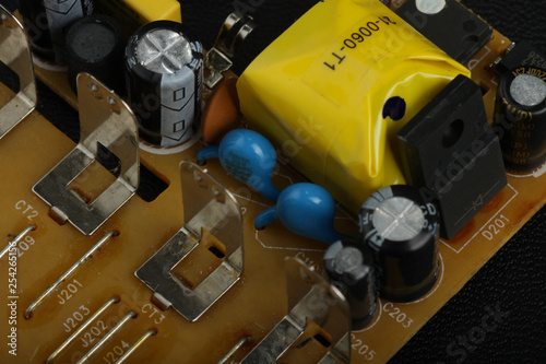 Electrical components on a Printed Circuit Board