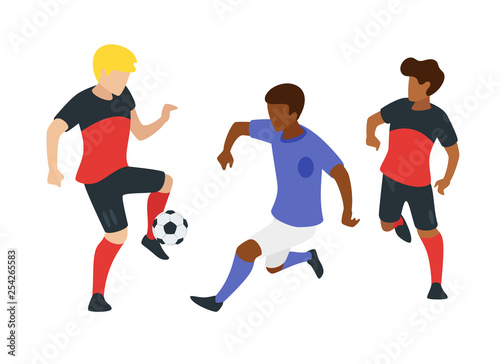 soccer game players