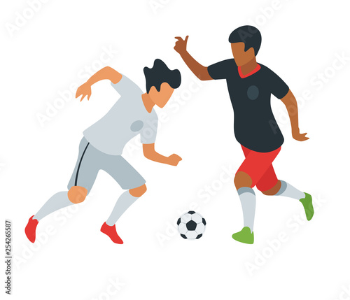 soccer game players