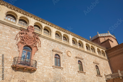 Archbishop palace and Convent of San Bernardo in Alcala de Henares  Madrid  Spain.