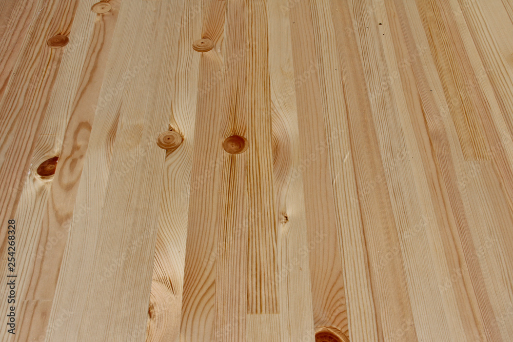 Structure of laminated veneer lumber. Glued laminated timber as a