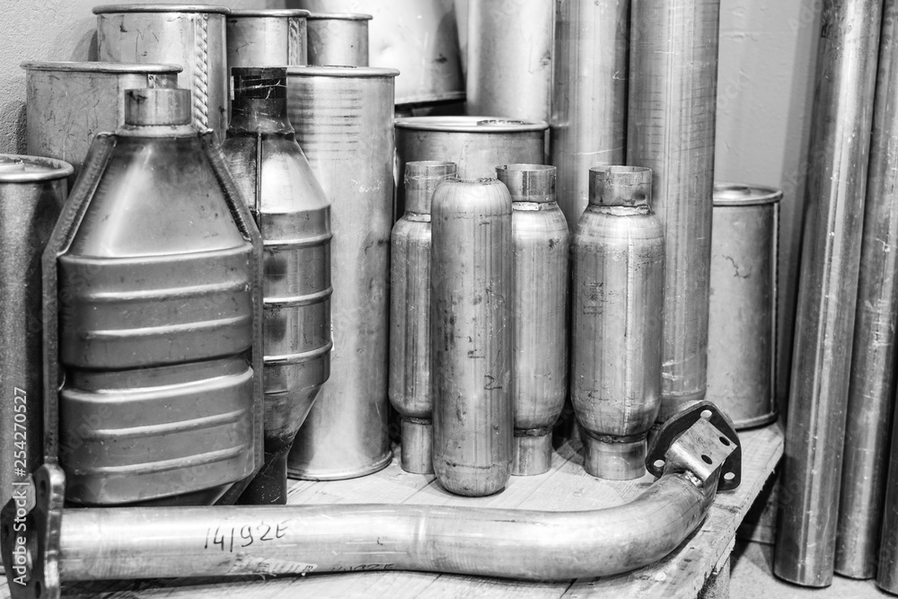 exhaust pipes repair parts in the spare parts store exhaust pipes repair parts in the spare parts store