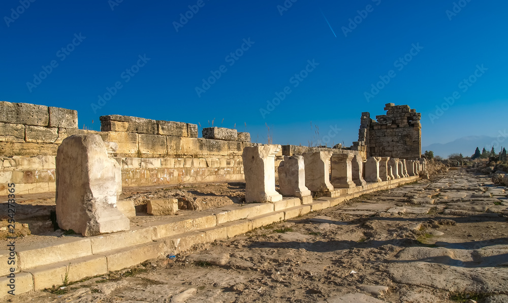 Aqueducts in the ancient city of Aspendos in Antalya, Turkey.. Aqueducts in the ancient city of Aspendos in Antalya, Turkey..