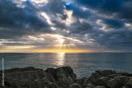 Pancake Rocks Punakaiki NZ