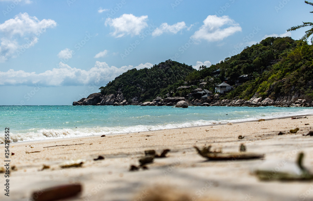 White Beach And Blue Water