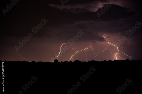 Lightning before rain