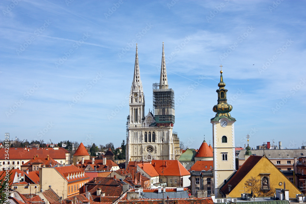 Zagreb Cathedral towers