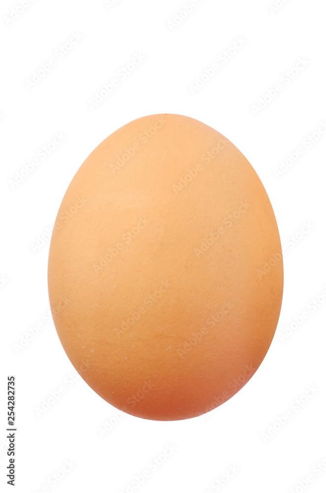 Single chicken egg. Single chicken egg.