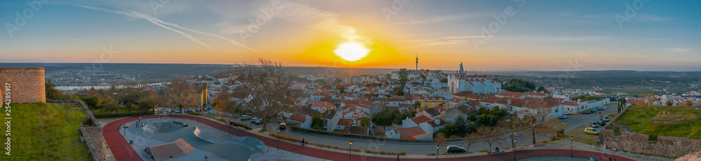Panoramic view of Abrantes, Portugal II