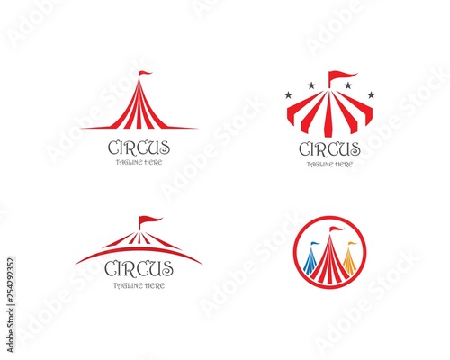 Circus logo template