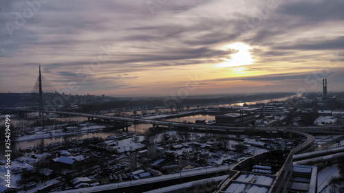 Sava River in Belgrade