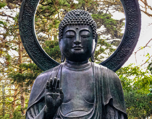 Canvas Print estatua japonesa
