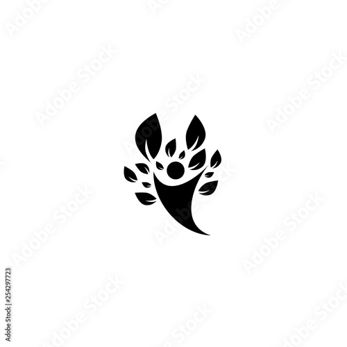 healthy life people logo icon