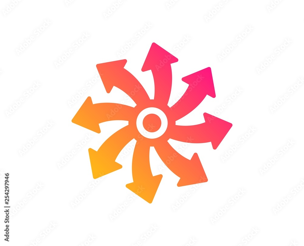 Versatile icon. Multifunction sign. Classic flat style. Gradient versatile icon. Vector Versatile icon. Multifunction sign. Classic flat style. Gradient versatile icon. Vector