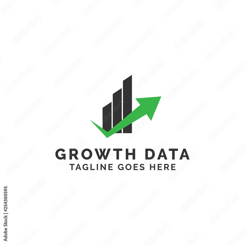 Growth Data L:ogo Design Inspiration