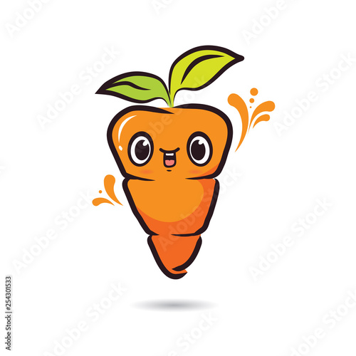 cute cartoon characters carrot