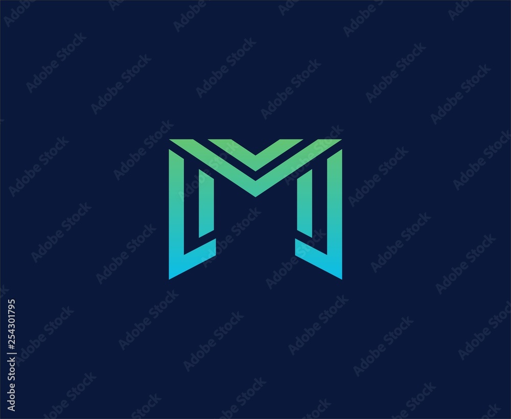 M letter logo M letter logo