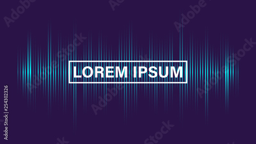 Sound wave vector background