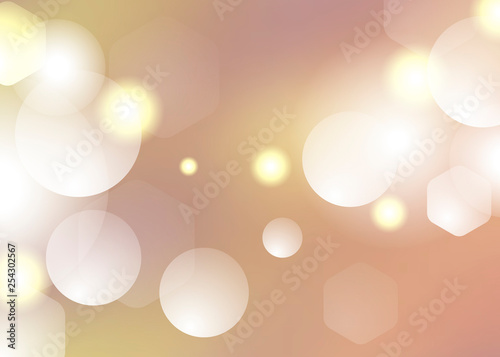 Yellow bokeh background