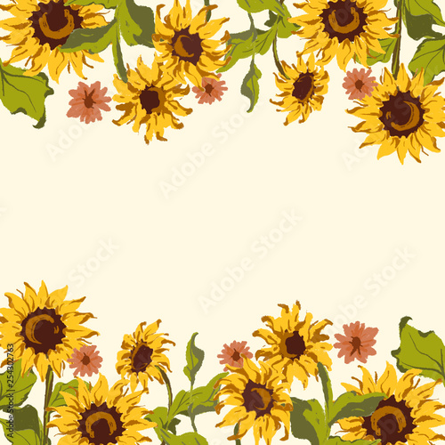 Sunflower pattern