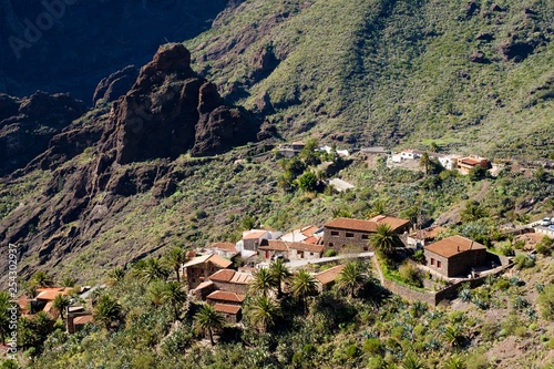 Masca, Barranco de Masca, Teno Mountains, Teno Rural Park, Tenerife, Canary Islands, Spain, Europe photo