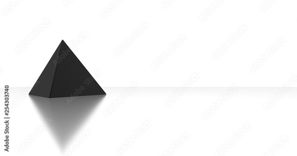 Fototapeta premium pyramid of cubes
