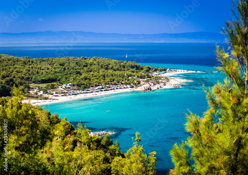 Turquoise waters of Sithonia, Halkidiki, Greece
