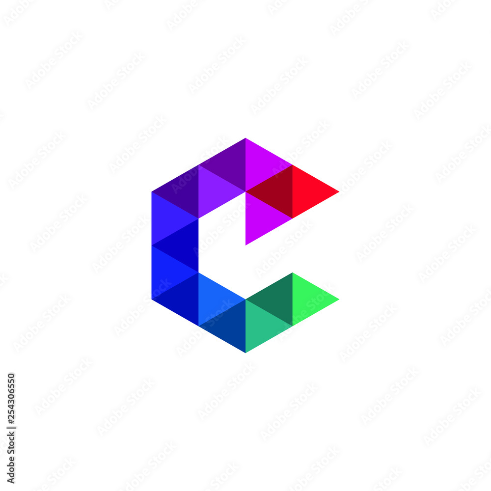 Letter e Lowercase polygon Style Colorful Alphabet Font Logo Vector Letter e Lowercase polygon Style Colorful Alphabet Font Logo Vector