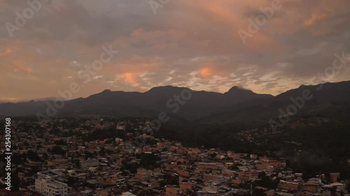 Sunset on Fire in Perú photo