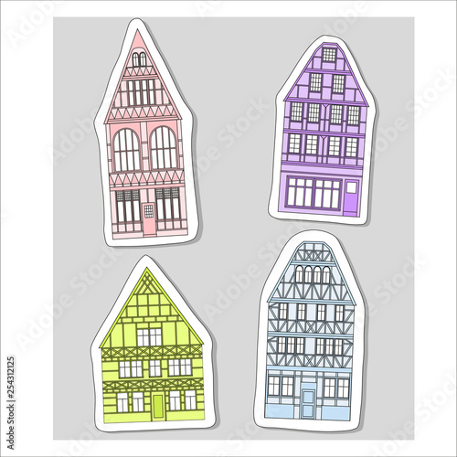 Old colorful building in  Germany