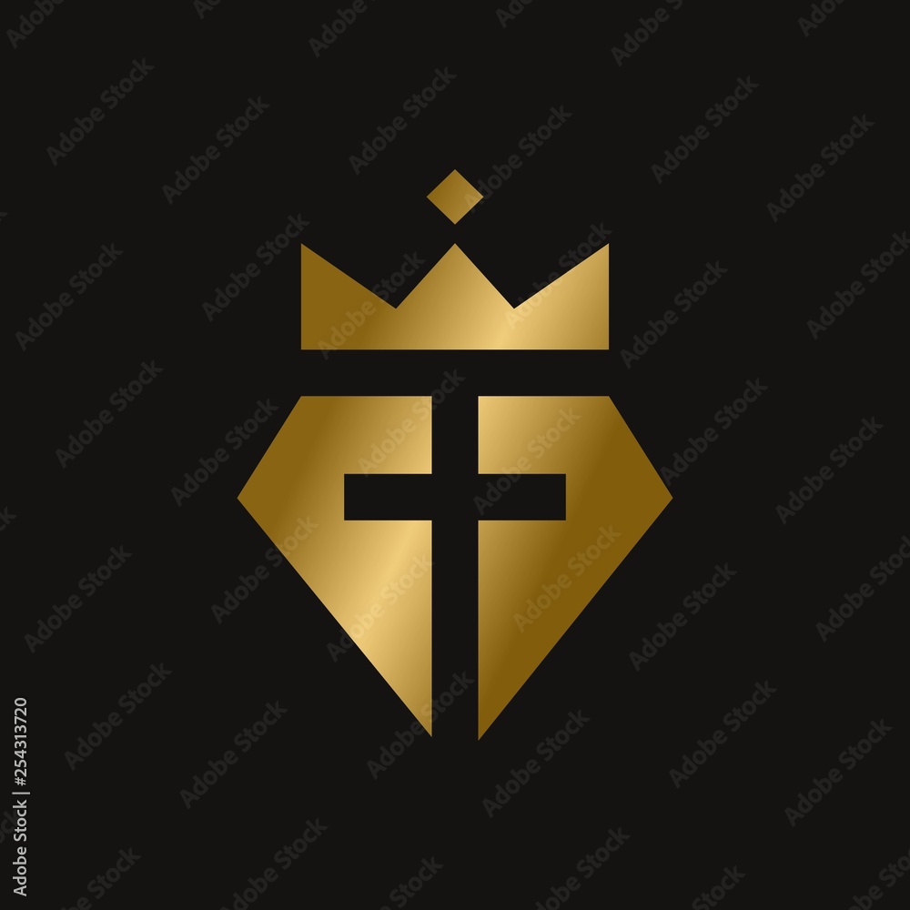 Obraz premium king diamond christian symbol