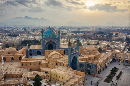 Naqsh-e Jahan Square in Isfahan, Iran, taken in Januray 2019 taken in hdr photo