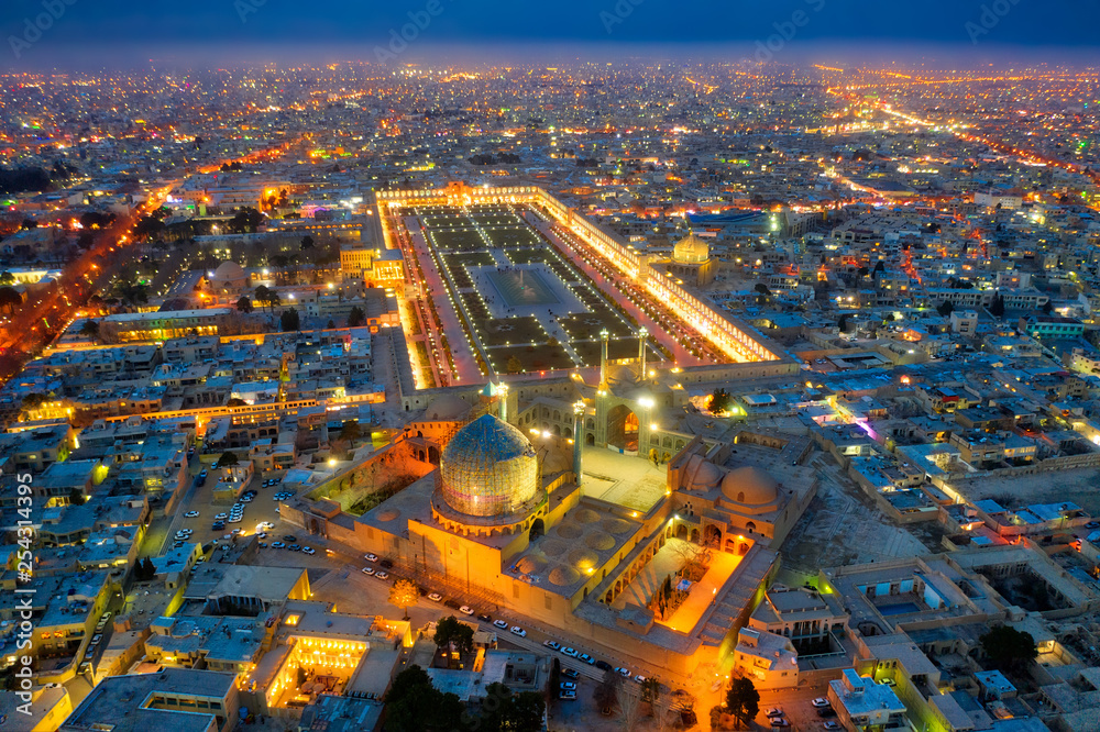 Naqsh-e Jahan Square in Isfahan, Iran, taken in Januray 2019 taken in hdr