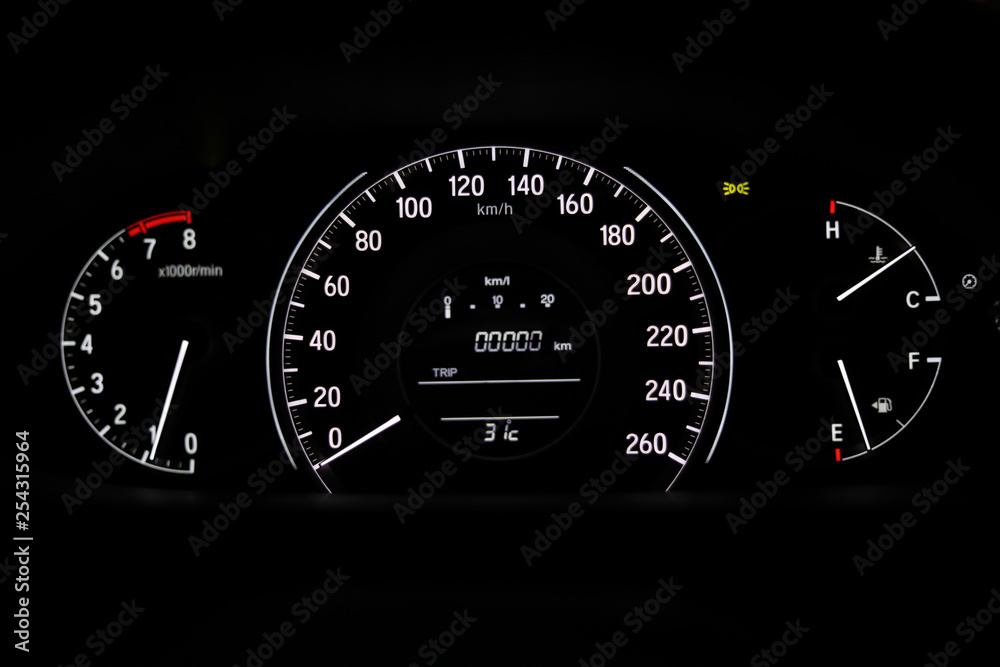 speedometer drive, odometer scale road trip, fuel engine meter in modern vehicle car technology