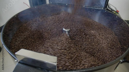 Coffee roasting machine photo