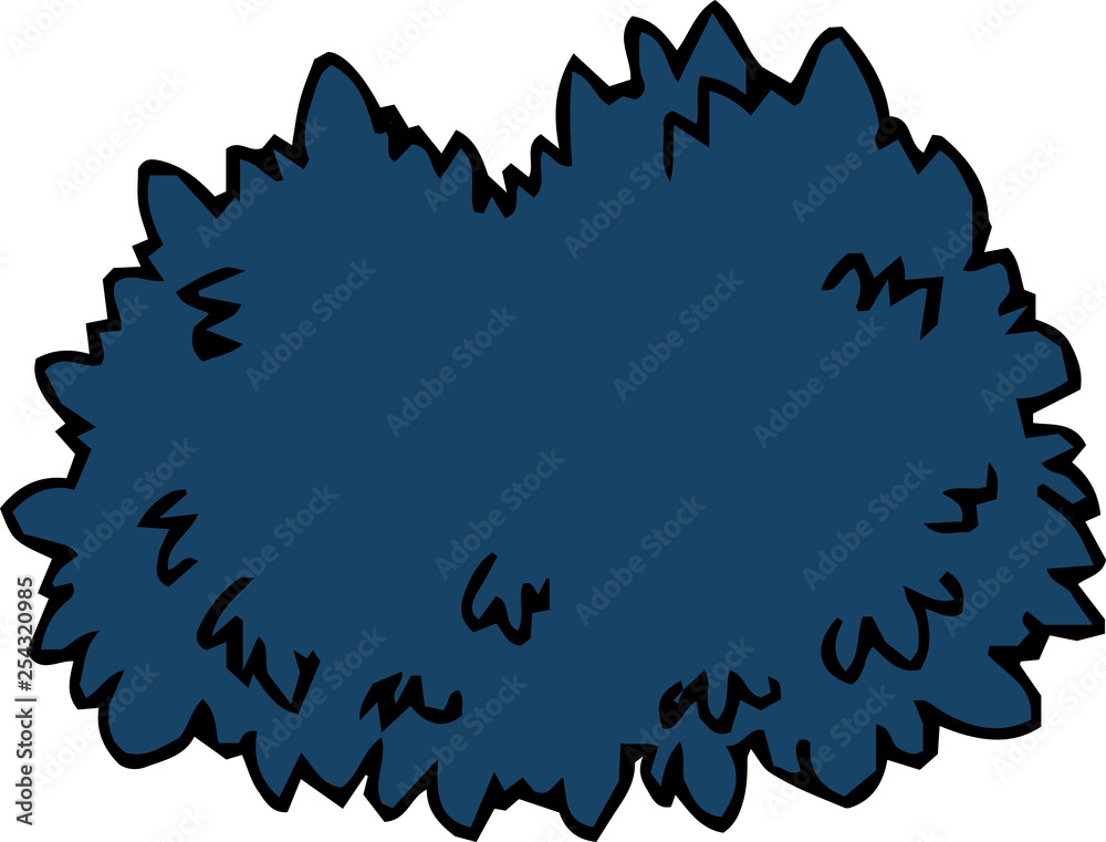 Sketch of blue grassy Sketch of blue grassy
