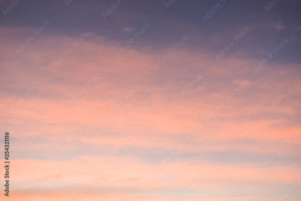 colorful cloud above twilight sky