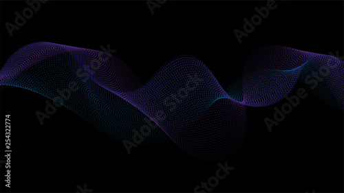line soundwave abstract background