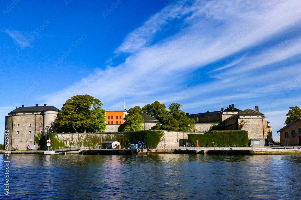 Vaxholm, Sweden The medieval Vaxholm fortress. Vaxholm, Sweden The medieval Vaxholm fortress.