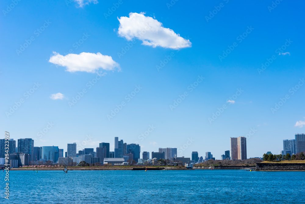 Fototapeta premium 東京お台場の風景 Scenery of Odaiba Tokyo 