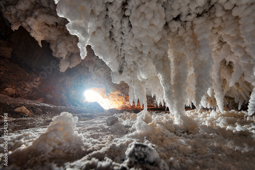 Obraz na płótnie Namakdan Salt Cave on Qeshm Island in Southern Iran taken in January 2019 taken in hdr w salonie