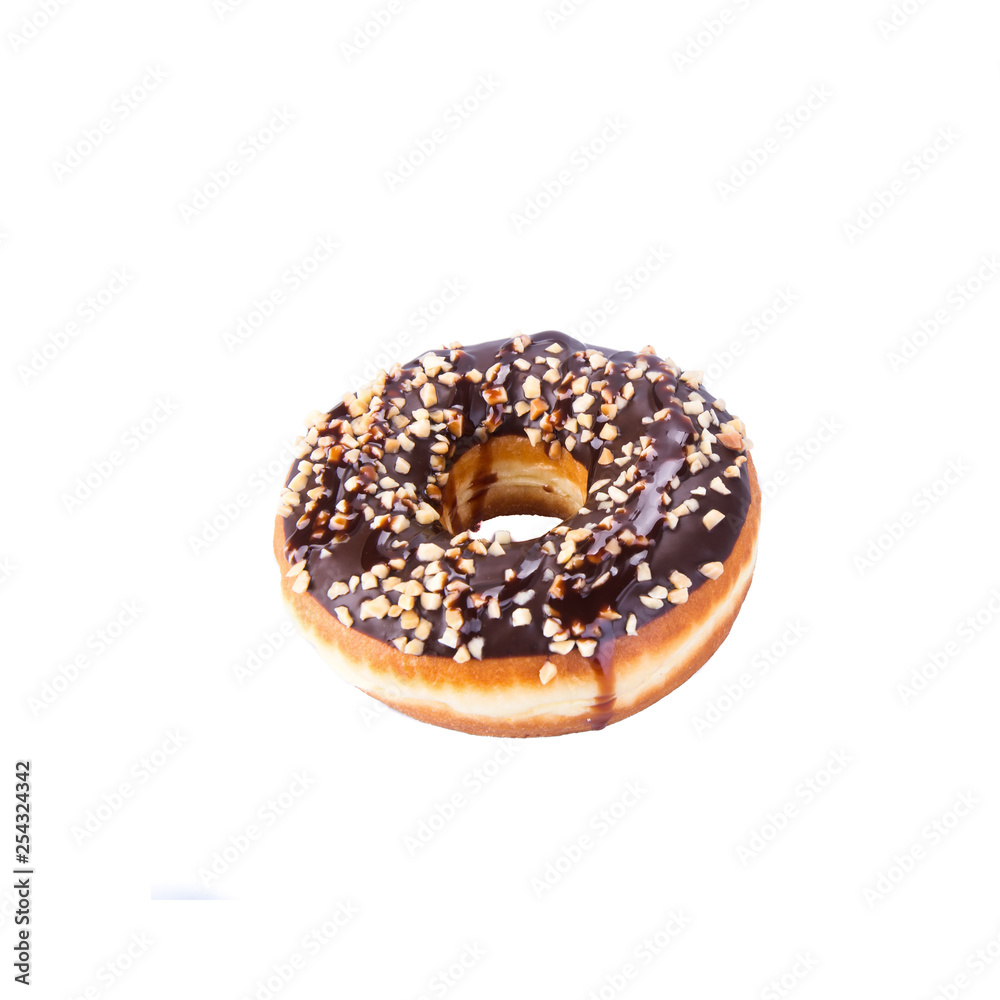 donut or donut with concept on a background. donut or donut with concept on a background.