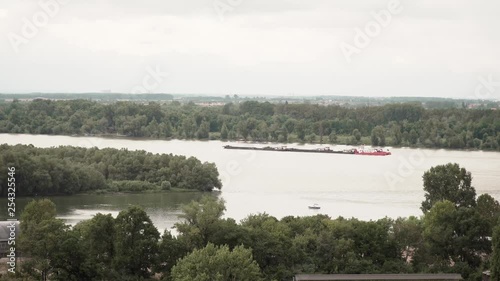 Wallpaper Mural Ship passing through Belgrade, Serbia on the Danube river Torontodigital.ca