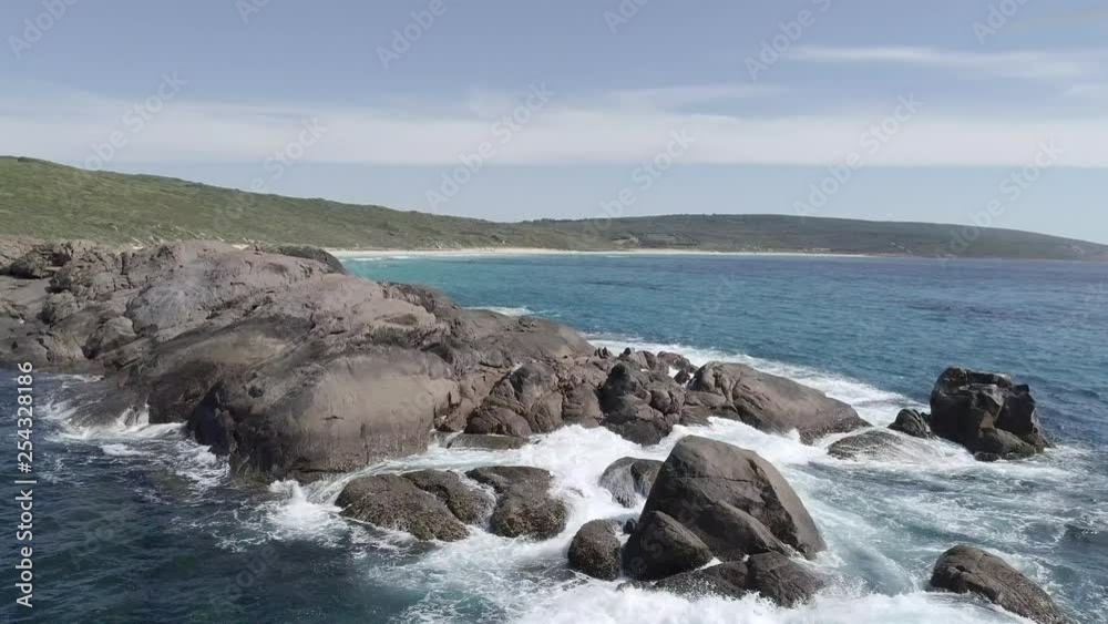 4k drone of Smiths Beach and Torpedo Rocks. 4k drone of Smiths Beach and Torpedo Rocks.