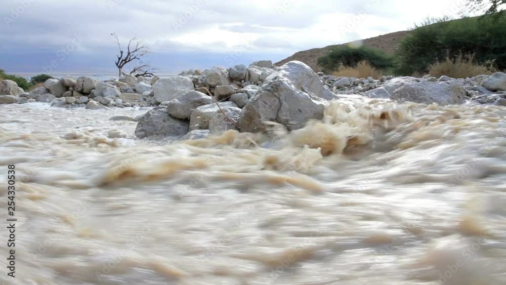 Flash flood Dead Sea and Judean Desert Flash flood Dead Sea and Judean Desert