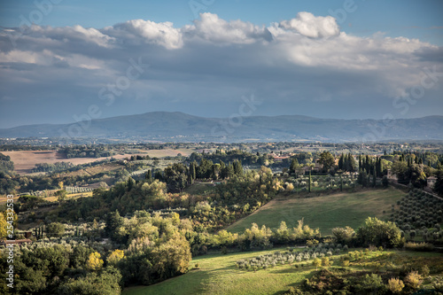 Beautiful autumn landscape in Tuscany. Near Siena, Tuscany, Italy © Ilia Baksheev