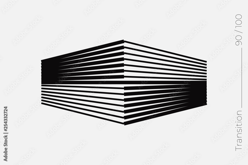 Universal Modern Halftone Geometric Shape. Vector Classical Design Element. Universal Modern Halftone Geometric Shape. Vector Classical Design Element.