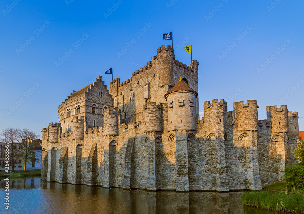 Gravensteen castle in Gent - Belgium