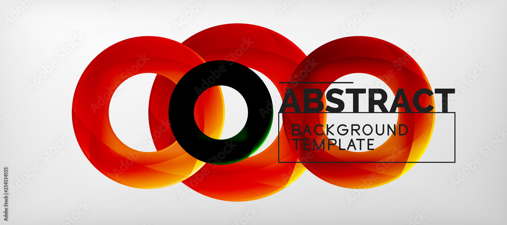 Vector rings abstract background Vector rings abstract background