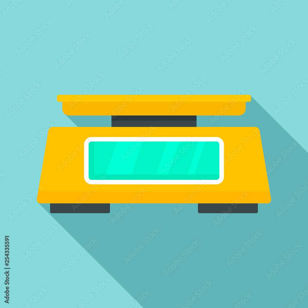 Lab scales icon. Flat illustration of lab scales vector icon for web design Lab scales icon. Flat illustration of lab scales vector icon for web design